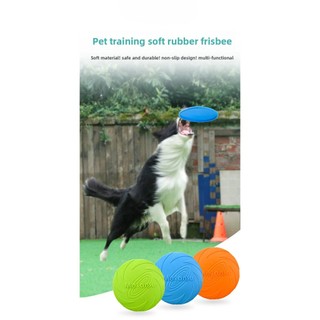 Chó Silicone Frisbee Đồ chơi thú cưng Chống cắn Nước nổi