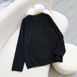 Áo Phông Tay Dài Bigsize Nữ Nhẹ Nhàng Áo Thun Cổ Tròn Vải Xốp Nhật Mềm Mát Co Giãn A312