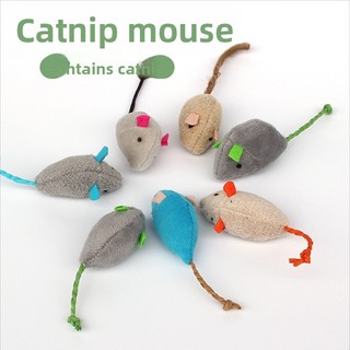Chuột sang trọng mới Đồ chơi mèo Chuột thảo dược Catnip