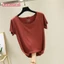 Áo thun Cotton liền mạch nữ modal trơn mỏng áo sơ mi nữ màu trơn Áo thun nữ hàng đầu