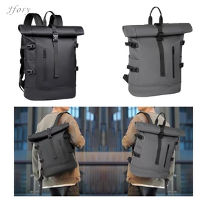 Ba lô Jfory Rolltop dành cho nam có tay cầm Quà tặng Ba lô Daypack thông thường để đi bộ đường dài