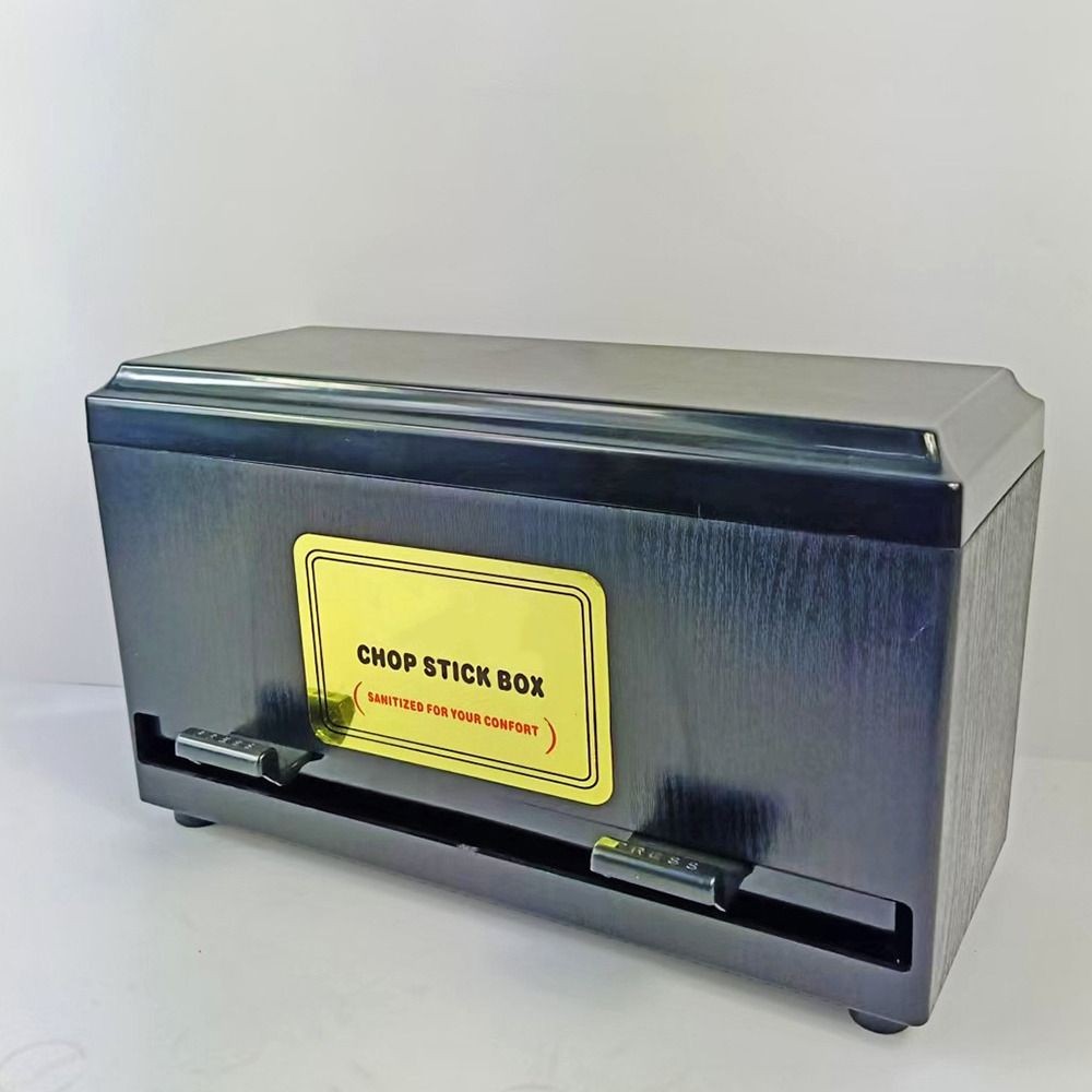 SAIA Đẩy Ống Hút Hộp Đựng, Đen Nhựa Báo Chí Ống Hút, Sáng Tạo Loại Bấm Có Thể Điều Chỉnh Ổ Cắm Hộp Bảo Quản Nhà Hàng Cà Phê Cửa Hàng