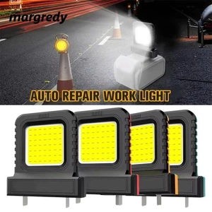 Đèn LED làm việc MARGREDY, Đèn tìm kiếm ngoài trời có độ sáng cao có thể điều chỉnh, Bộ phận dụng cụ điện chất lượng cao Đèn pin Lithium đa năng bền cho Makita / Milwaukee / Dewalt / Bosch