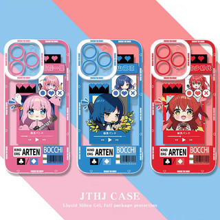 Ốp Điện Thoại Cho IPhone 16E 16 Pro Max 6 6S 7 8 Plus X XS MAX XR SE4 Anime Dễ Thương Bocchi The Rock Silicone Mềm Hoạt Hình Trong Suốt