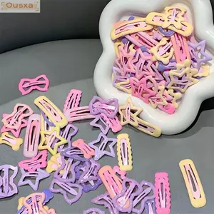 OUSXA 10 / 30 / 50100 Kẹp Tóc, Phụ Kiện Tóc Màu Kẹo Kẹp Tóc Trẻ Em, Các Loại Hình Dạng Tóc Mini Barrettes Cô Gái Tạo Kiểu Tóc
