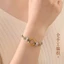 Tám Dây Bện Hoa Đào Nút Thắt Tay Nữ Bán Hoàn Thành Sản Phẩm Tự Làm Đeo Hạt Vàng Trang Sức Pend