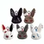 Búp bê sang trọng GILL Dark Bunny, Móc khóa sang trọng thiết kế dễ thương Thỏ sang trọng, Phong cách Gothic thêu dễ thương Thân thiện với da Túi thỏ quyến rũ Quà tặng bạn bè