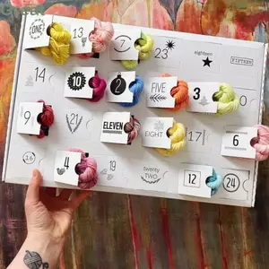 TUYỆT VỜI 2024 Lịch Mùa Vọng Sợi, Lịch Giáng Sinh Knitter Markers Lịch Đếm Ngược Giáng Sinh 24 Ngày, Đạo Cụ Trang Trí Lễ Hội Trang Trí Quà Tặng Bộ Lịch Mùa Vọng