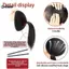 KUZHEN 35cm Bưởi Da Tóc Giả Đầu Thịt Viên Cao Đuôi Ngựa Cao Cấp Cranial Crest Panfa Hiện Vật Lông Tơ Và Tự Nhiên HOT