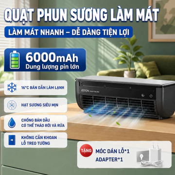 Quạt Phun Sương Quạt Nhà Bếp Quạt Treo Tường Quạt Làm Mát Quạt Quạt Gia Đình Quạt Nhà Hàng Bảo Hành 3 Năm