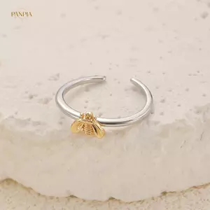 PNPIA- Nhẫn Ong Mật Tinh Tế Cho Nữ Đính Hôn Cưới Sang Trọng Mỹ Trang Sức Quà Tặng