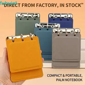 Máy tính xách tay di động FUHUIOT, Máy tính xách tay bỏ túi nhỏ gọn đơn giản bằng da, Giấy dày tinh tế Đa chức năng Quà tặng sách A7 tiện lợi