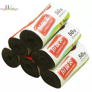 HL 1 Cuộn 50 * 60cm Túi Đựng Rác Một Màu Thi Môi Trường Tiện Lợi Túi Đựng Rác Nhựa Dùng Một Lần Túi Đựng Rác LMWU