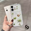 Ốp Lưng Cho IPhone 17 15 16 13 12 11 14 Pro Max 16 15 Plus 17Air Vỏ bọc mờ siêu mỏng hình cây dừa mùa hè