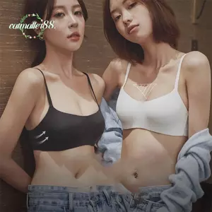 Áo ngực không dây CATMALLER88, Chất liệu đàn hồi Áo ngực liền mạch bằng vải thoáng khí, Cấu trúc hỗ trợ cốc mỏng chống chảy xệ Thiết kế tập hợp Áo ngực đẩy lên Đồ lót làm đẹp