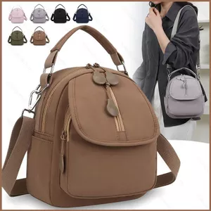 Túi đeo vai bằng vải Canvas thời trang SQ11 Túi xách đi lại đa năng dung tích lớn