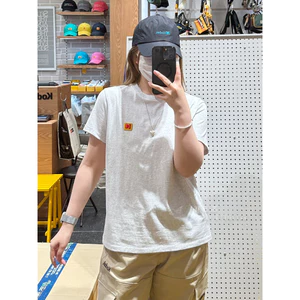 Áo thun ngắn tay KODAK Hàn Quốc cổ điển nhãn nhỏ in họa tiết giản dị Áo thun unisex mới plus size 0617