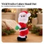 Nhảy Múa Ông Già Noel Nhồi Bông Chân Lắc Hoạt Hình Búp Bê Ông Già Noel Đứng Trang Trí Chạy Bằng Pin