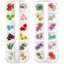 Ooolala Nhật Bản Henna 12 Lưới Dài Dải Hộp Hydrangea Gypsophila Daisy Hoa Bất Tử Henna