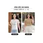 Áo phông nữ CARDINA Cotton tay cộc cổ tròn thêu chữ đính cúc 6ATC32