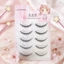 Lông mi giả màu đen ngắn tự nhiên Thân cứng C Curl 7-9mm Trang điểm hàng ngày hỗn hợp