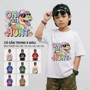 Áo thun trẻ em bé trai 2-12 tuổi Học sinh tiểu học Mềm mại Dễ phối đồ
