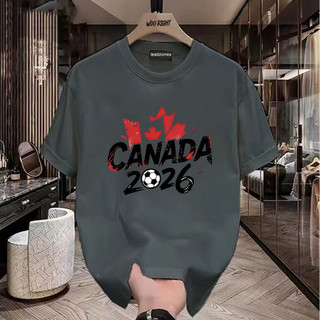 COD✅(Hồ Chí Minh)🚚 Áo thun nam bóng đá Canada 2026 Oversize HOT