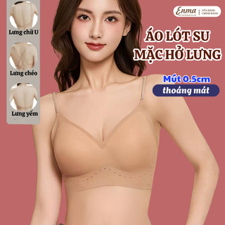 Áo Lót Áo Ngực Bra Nữ Đa Năng Mặc 3 Kiểu Đúc Su Thông Hơi Tàng Hình Mát Lạnh Hở Lưng BRA25