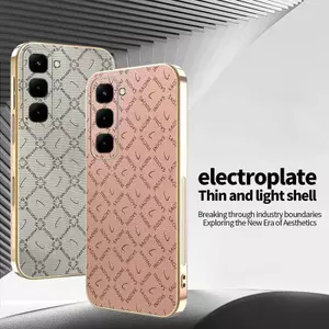 Ốp Lưng Cho Infinix Hot 70 X6895B Classic Series Da Mạ Điện Cạnh Chống Rơi Vỏ Điện Thoại