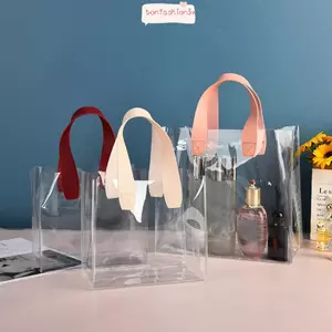 Túi mua sắm trong suốt ITRUMPET, Túi Tote PVC trong suốt, Túi quà tay cầm thực tế