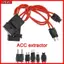 YRBWD 2 chiếc Giá đỡ cầu chì ô tô Ổ cắm điện không bị hỏng Thiết bị điện Hộp cầu chì ACC