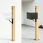 Hộp Thư Gắn Giá Đỡ Góc Bài Gắn Hộp Thư Giá Đỡ Kim Loại Chắc Chắn Cho Chủ Nhà, Curbside, Đường Lái Xe
