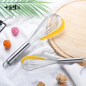 Hướng dẫn sử dụng Máy đánh trứng Máy đánh trứng bằng thép không gỉ với thìa silicon Máy đánh trứng nướng gia đình XF6C
