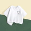 Cotton Nguyên Chất Phiên Bản Hàn Quốc Với t-Sleeve Bé Trai Bé Gái Hợp Thời Trang Trăm Tay Ngắn Trẻ Em