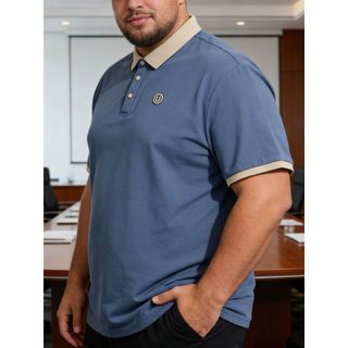 Plus Size 100-180KG Nam Làm Việc Tay Ngắn Thoáng Khí Mùa Hè Mỏng Oversize Áo Sơ Mi POLO