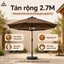 ô che mưa gấp gọn 3M ô dù che nắng lớn cho sân vườn Ô dù cho nhà cung cấp/sân rộng/quán cà phê có thể nghiêng
