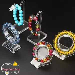 Giá trưng bày vòng tay TOPTOOLCX, Giá đỡ sắp xếp vòng tay sáng tạo tiện lợi, Giá đỡ lưu trữ Acrylic