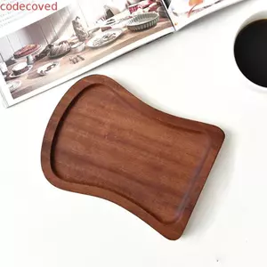 MECOVED Đĩa Ăn Nhẹ Tròn Chắc Chắn Bộ Đồ Ăn Khay Gỗ Bánh Mì Món Tráng Miệng Trái Cây Khô Đĩa Gỗ