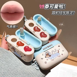 Son Bùn Dạng Kem Mềm Mịn Lì Hiệu Ứng Mờ Vân Môi Lên Màu Chuẩn Tự Nhiên Lâu Trôi Không Bết Dính
