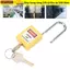 Ổ khóa an toàn WOODNEST, Khóa LOTO cách nhiệt 38mm, Hoạt động dễ dàng Khóa công nghiệp bằng thép nhựa an toàn bền Ứng dụng LOTO