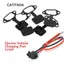 CATIYAHA 5 / 10 Chiếc Cổng Sạc Xe Đen Bụi Cắm Đơn Ổ Cắm Nắp Cổng Sạc Chống Thấm Nước