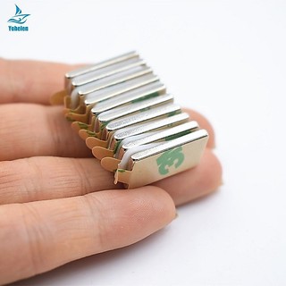 Set 10 Thanh Nam Châm N52 Neodymium Kèm Keo 3M Siêu Dính