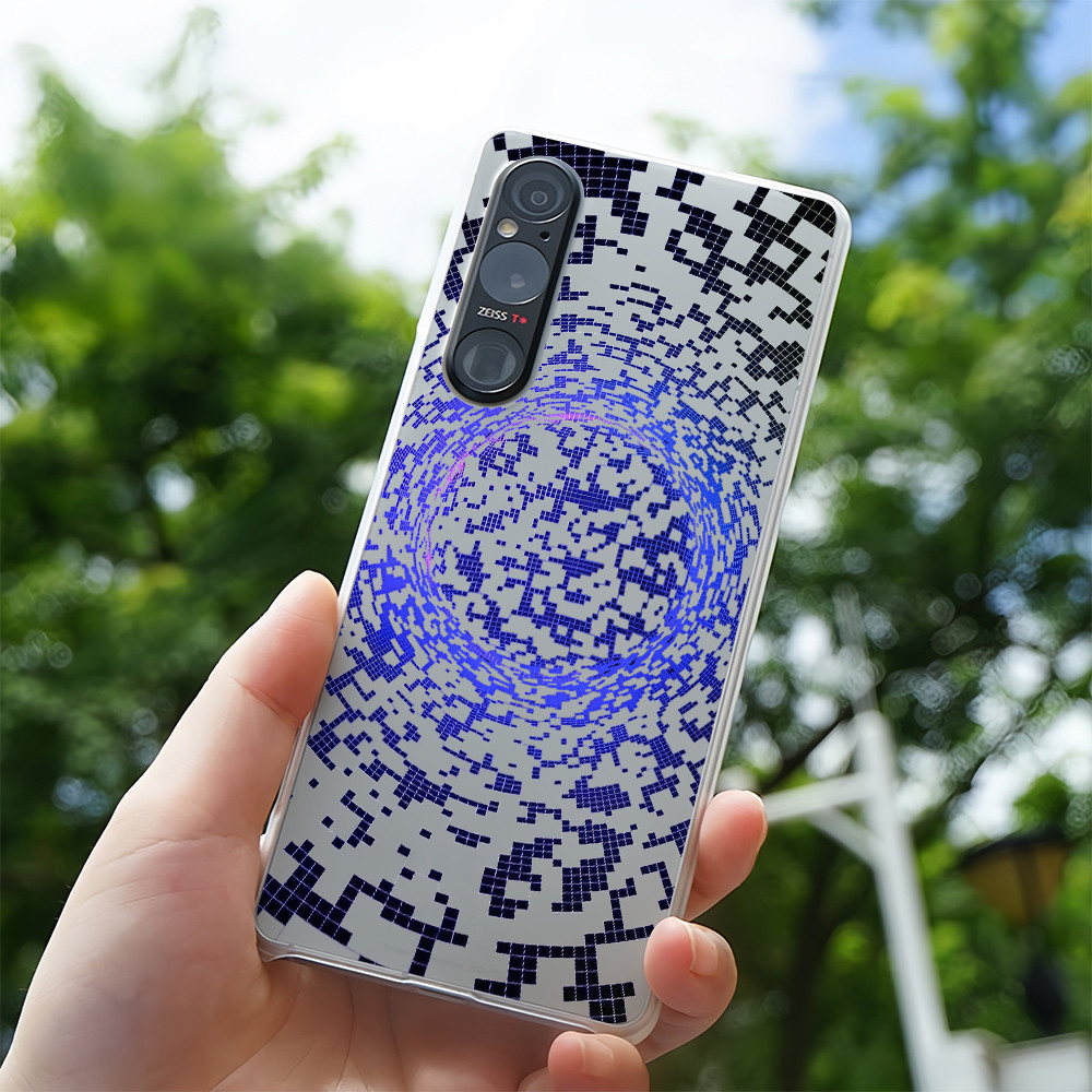 Dành Cho Sony Xperia 1 II, Xperia 1 III IV V Xperia 5 II, Xperia 5 III, Xperia 10 II III V "Pixel Planet" Vỏ Điện Thoại Mỏng Cứng / Half-wrap Micro Matte Sony Cover