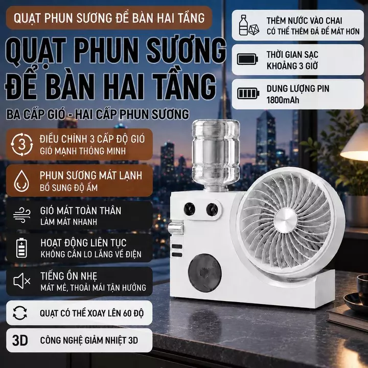Quạt Cá Nhân Quạt Phun Sương Quạt Mini Quạt USB Quạt Cầm Tay Quạt Để Bàn Quạt Làm Mát Quạt Du Lịch Quạt Văn Phòng