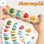 Khối xoay Montessori bằng gỗ - Câu đố ghép hình hình cho trẻ em Màu sắc học tập