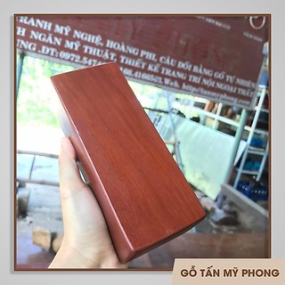 Cục gỗ ủi đồ, chặn giấy xịn giá xưởng 5x7x18 cm, phủ bóng, gỗ decor 5cm, 7cm