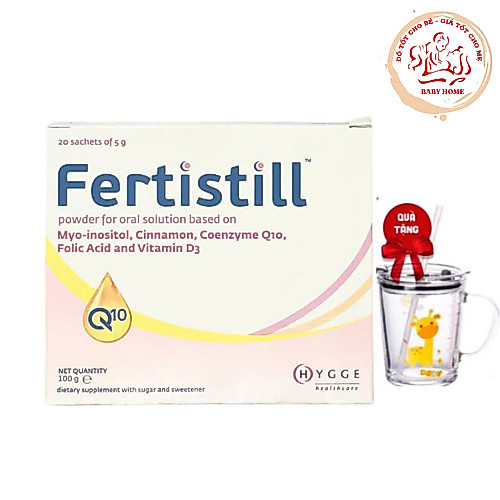 Fertistill - Bổ trứng, Tăng khả năng thụ thai, điều hoà kinh nguyệt, Đa nang buồng trứng hộp 20 gói