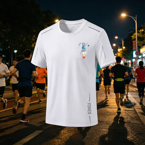 Thoáng Mát Và Thoáng Khí gradient YONEX tennis top 3D Hợp Thời Trang gradient In dáng rộng plus Kích Thước Nhanh Khô Mồ Hôi wicking unisex Cầu Lông Thể Dục Áo Sơ Mi Tay Ngắn Hàng Ngày