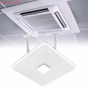 Kính chắn gió điều hòa trung tâm CODECOVED, Hướng dẫn gió điều hòa vuông bằng nhựa, Chống thổi thẳng đa năng có thể điều chỉnh điều hòa không khí Lỗ thông hơi trần