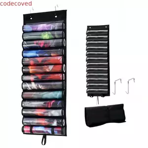 Ống Playmat MOCOVED, Với 2 Móc Bảo Quản Thảm Chơi Game Trong Suốt, Khe Nhựa Có Thể Gập Lại Nhiều Túi Treo Tường Playmat Túi Bảo Quản Túi Treo